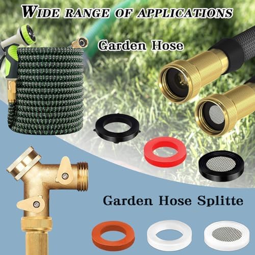 ZDBB 129 PCS Garden Hose Washers Shower Head Gaskets with Screen Filter - Image 4