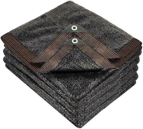 winemana 14 x 20 FT Black Shade Cloth, Durable Mesh Tarp Garden Sun Shade by winemana
