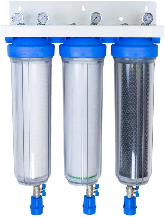 Whole House 3 Stage Water Filtration System by WaterPureTechnologies