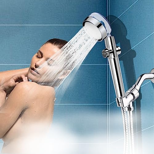 Upgraded High Pressure Vortex Propeller Handheld Shower Head Kit with Spare Accessories, 3 Spray Panels for Multiple Shower Modes - Image 5