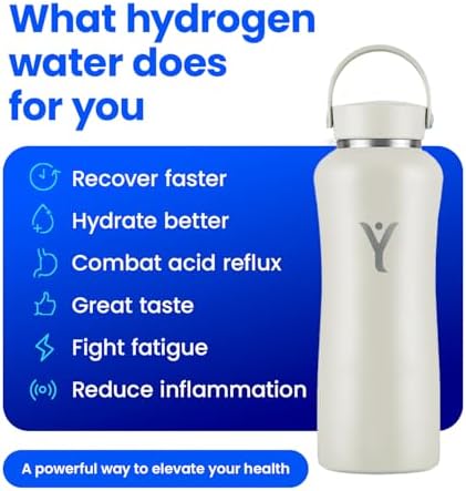 DYLN Hydrogen Water Bottle, Alkaline, Vacuum Insulated, Stainless Steel - Image 6