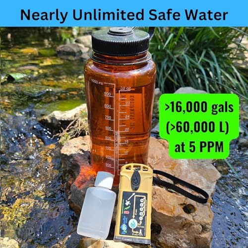 H2gO Prime Survival Water Purifier USB-C, 5 mg/L, Camping Water Purifier, Tactical Survival Gear, Emergency Water Filtration, Hiking Gear Essential with Virtually Unlimited Purification. - Image 2