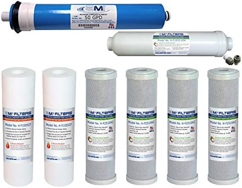 AMI 50 GPD Reverse Osmosis Membrane & Filter Replacement, 5-Stage by AppliedMembranesInc