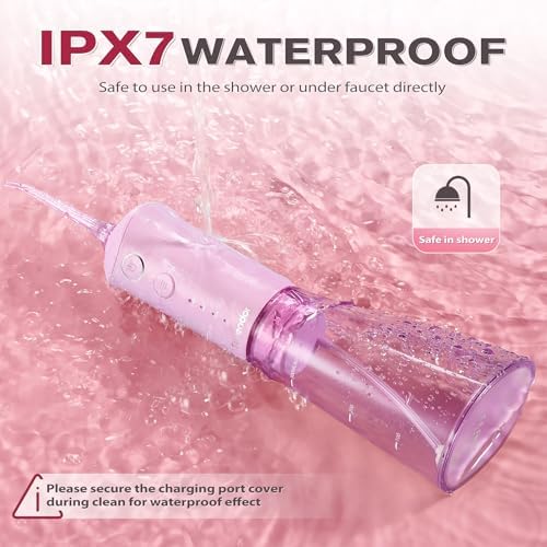 TOVENDOR Water Dental Flosser, Rechargeable Dental Oral Irrigator, 5 Tips - Image 2