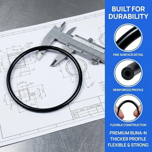 3 Pack OR-250 O-Ring Replacement Compatible with Culligan Filter Housing Buna-N O Ring, WH-HD200-C, 3M 3WH-HD-S01, AP801B, AP801T, AP802B, AP802T, Dupont WFAO100 - Image 6