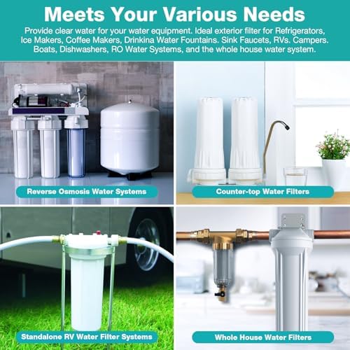 SimPure 5 Micron 10" x 2.5" Whole House Carbon Sediment Water Filter Cartridge Replacement for Home Under-Sink & Countertop Filtration System,10 inch RO Unit, Dupont WFPFC8002, FXWTC, SCWH-5 (3 Pack) - Image 7