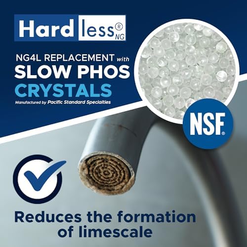 Replacement Cartridge for Hardless NG4L Whole House Water Filter - Designed for Areas with Extra Hard Water, Making It Clean and Filtered, Easy Installation - 8-Month Capacity - Image 4