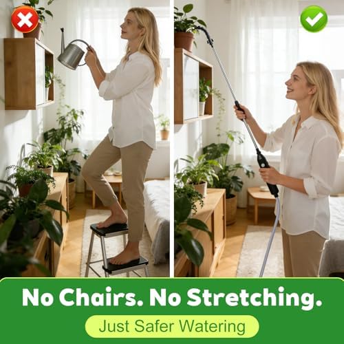 Electric High Reach Plant Waterer - Type C Wireless Hanging Plant Waterer - Image 2
