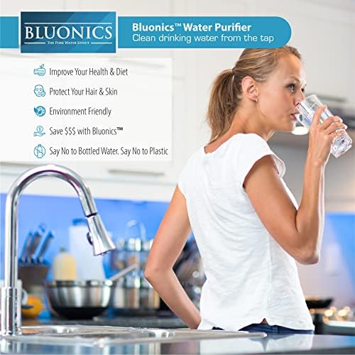Bluonics 55W UV + Sediment & CTO Carbon Replacement Filter Set for our Well Water System 2.5"x20" - Image 3