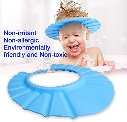 EWIN(R) 4pcs Soft Adjustable Baby Kids Children Shampoo Bath Bathing Shower Cap Hat Wash Hair Shield Hat - Image 6