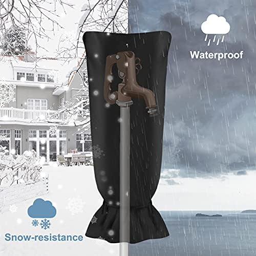 Outdoor Faucet Cover for Winter, Faucet Socks for Freeze Protection - Image 4