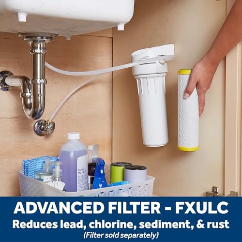 GE Water Filter System for Entire Home, Water Filtration System Reduces Lead, Asbestos & More, Install Kit & Accessories Included, Replace Filters (FXUTC, FXULC, FXUVC) Every 6 Months, GX1S01R - Image 5