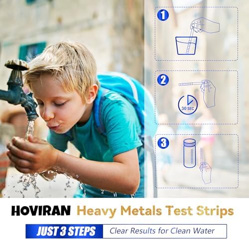 Heavy Metals Water Test Strips (125 Strips), 8 in 1 Home Water Test - Image 4