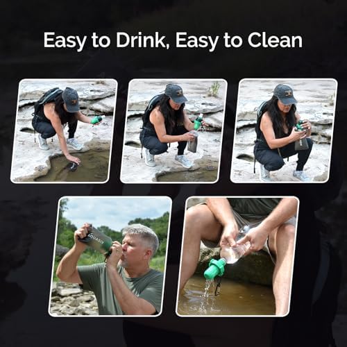 Gravity Water Filter Kit - HFM Carbon & Pre Filter, Portable Squeeze Pouch - Reliable Camping & Hiking - Image 4