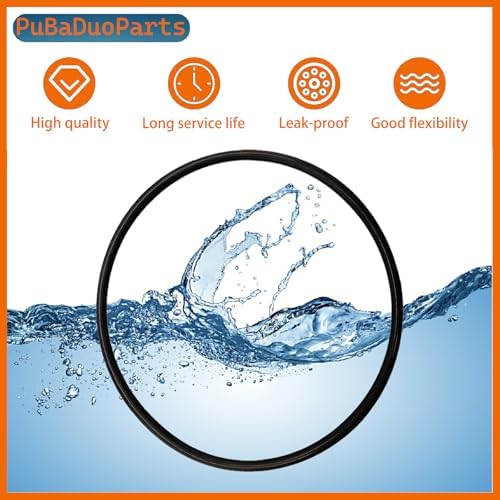 6-Pack 151122 O-Rings Compatible with Pentek Big Blue Water Filter Housings Seals Gasket, for Pentair, Culligan HD-950A,Heavy-Duty Nitrile Rubber Seals for Leak-Free Filtration Systems - Image 2