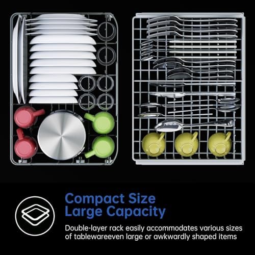 AIRMSEN Large Slim Countertop Dishwasher | Built-in Water Tank - Image 6