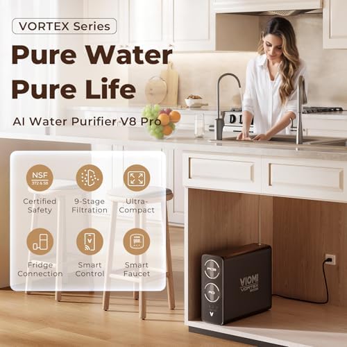 VIOMI V8 PRO 800GPD Under Sink RO System, Tankless RO Water Filtration - Image 2