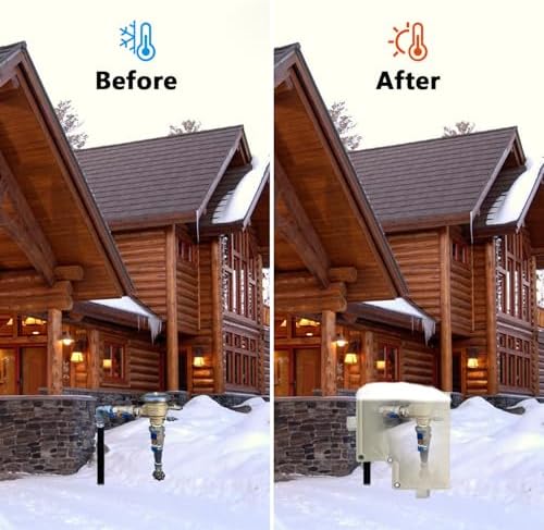Insulated Backflow Preventer Cover Winter Freeze Protection for Sprinkler Valve, Well Pump, and Irrigation System, 12”W x 13”H, Waterproof and UV-Resistant Pouch, Protects from Snow and Sun Exposure - Image 6