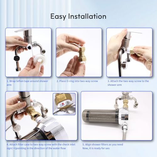 Lifefilter PRO Carbon Shower Head Filter System for Hard Water - Image 2