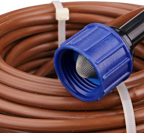 Raindrip R567DT Drip Irrigation Watering Kit for Vegetable Gardens Includes 50 feet of 1/4-Inch Dripline, 3/4-Inch FHT Adapter, 10 Hold-Down Stakes, 1 End Plug - Image 5