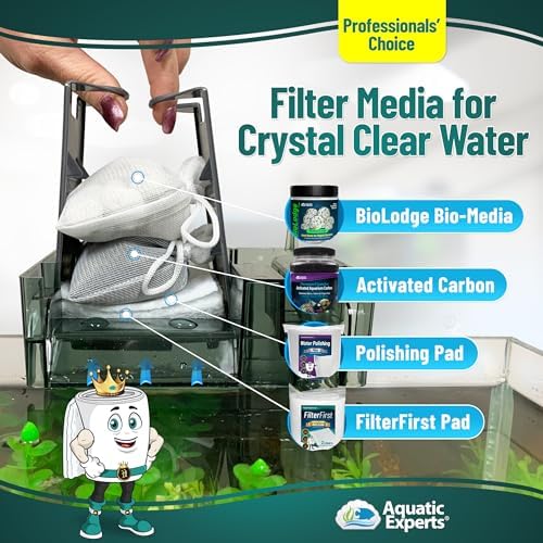 Aquarium Filter Floss for Fish Tank Filters - FilterFirst Aquarium Filter Pad - Media Roll for Crystal Clear Water, Aquatic Experts, 3/4" - 1" Thick (12 Inch Wide, Value Pack) - Image 3