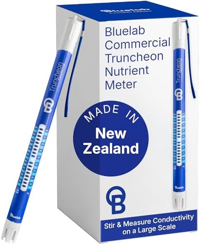 Bluelab TRUNCOMV2 Commercial Truncheon Nutrient Meter with Increased Measurement Range, Digital Conductivity (TDS, EC, ppm 500, ppm 700, CF) Tester in Water, Tool for Hydroponic System and Plant Grow by Bluelab