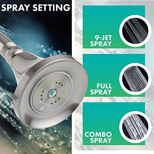 Niagra Conservation N3917BN Earth Luxe High Efficiency Showerhead, Brushed Nickel - Image 4