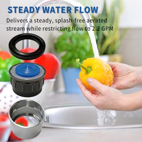 2 Pack Replacement Parts 3924 for Moen 2.2 GPM Female Thread Faucet Aerator - Image 3
