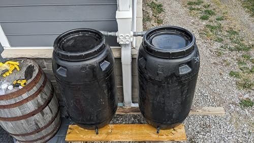 Best Downspout Diverter Rainwater Harvesting & Collection, Self-Flushing, Prevents Clogs, Fits 2-5/8 x 2-5/8, 2×3, 3x3, 3×4, up to 5x5 & Round Downspouts. - Image 5