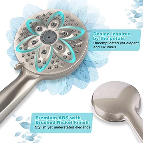 JDO 6-Setting High Pressure Detachable Handheld Shower Head Set - Image 3