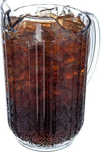 Carlisle FoodService Products 553807 Plastic Pitcher, 48 Ounces, Clear (Pack of 6) - Image 4