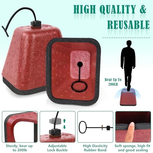 2 Pack Outdoor Faucet Covers for Winter, Heavy Duty Faucet Spigot Covers - Image 3