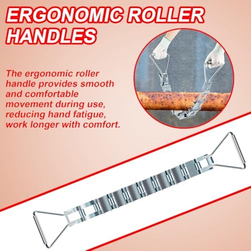 33" Steel Pipe Descaler for 3"-12" Pipes with 2" of Clearance Around, DS12 Zinc-Plated Steel Scale Remover Tool for Removing Scale/Rust - Image 4