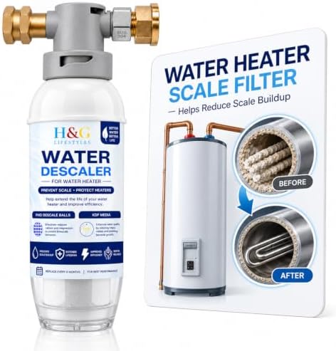 H&G Lifestyles Washing Machine Water Filter Anti Scale for Water Heater by HGLifestyles