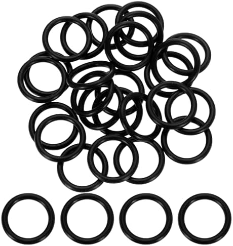 uxcell 100Pcs AS-115 NBR 70A O-Rings 11/16"ID x 3/32"CS/0.674"ID x 0.103"CS by uxcell