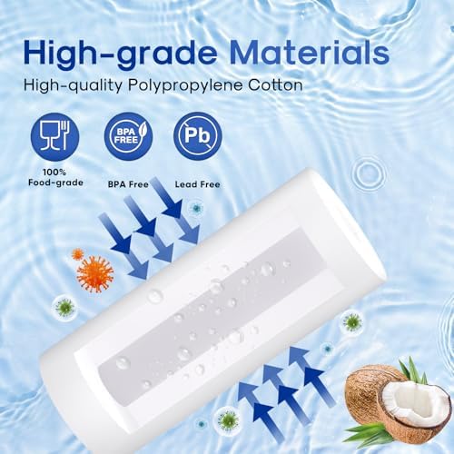 ICEPURE Whole House Sediment Water Filter 5 Micron 10" x 4.5" Compatible with Culligan RFC-BBSA, W15-PR, HD-950, WFHD13001B, GXWH35F, GXWH30C, 3M Aqua-Pure AP817, Whirlpool WHKF-GD25BB, PP10BB 2PACK - Image 5