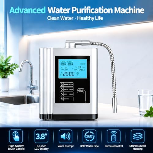Alkaline Water Ionizer with LCD Display White - Image 2