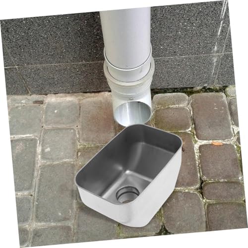 Water Diverter Downspout Adapter Stainless Steel Rainwater Funnel for Efficient Drainage Versatile Gutter Connector for Rooftops and - Image 4