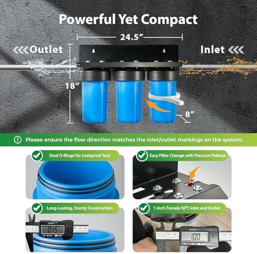 iSpring Chloramine & Heavy Metals Whole House Water Filter - Image 5