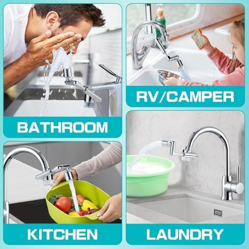 8pcs White Filter Element Replacement for CECEFIN Filtered Faucet Extender - Image 5