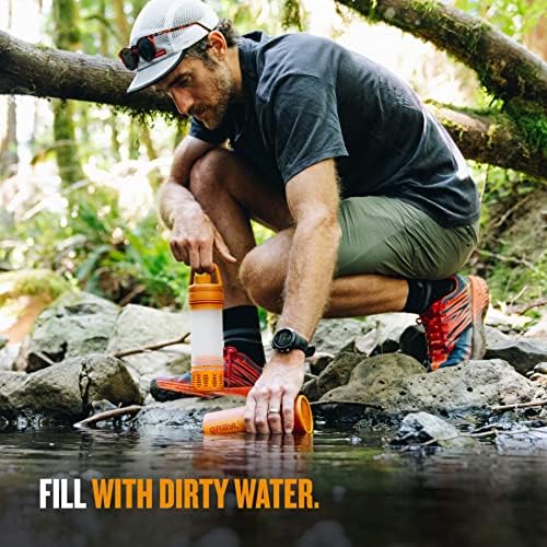 GRAYL UltraPress 16.9 oz Water Purifier & Filter Bottle, Mojave Redrock - Image 3
