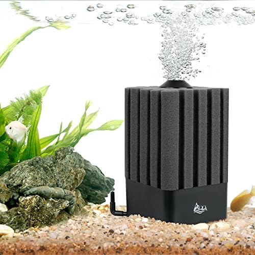 AQQA Aquarium Sponge Filter for 5-20 Gallon, Submersible Fish Tank Filter by AQQA