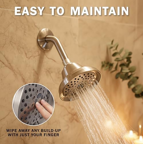 Aqua Elegante Massage Shower Head With Mist - 2.5 GPM - Brushed Nickel - Image 6