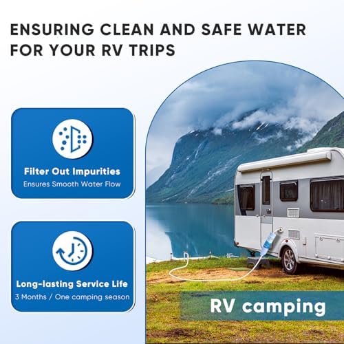 PUREPLUS RV Water Filter System for Garden, Pool, Spa, RV, Camper, Marine, Boat Hose, for Drinking, Car Washing, Gardening, Planting, Reduces Chlorine, Heavy Metals, Odors, 2PACK - Image 6