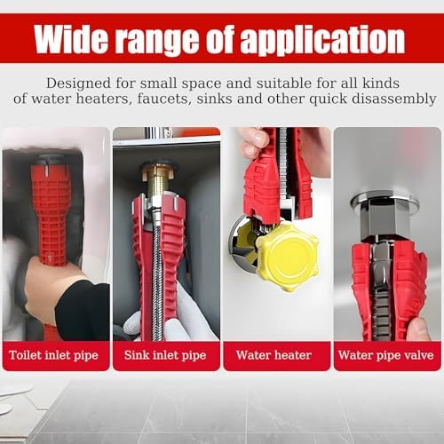 Faucet Wrench, 12-in-1 Sink Wrench for Tight Spaces - Image 5