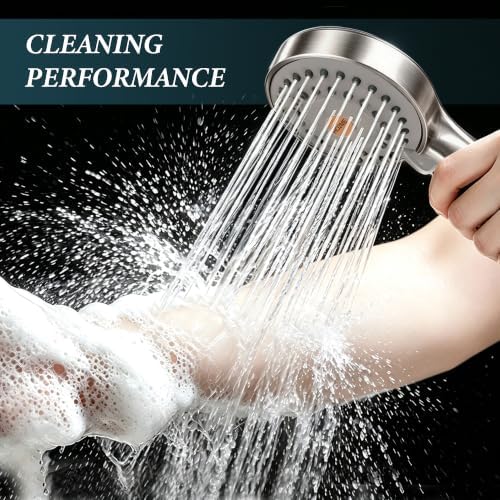 YOO.MEE High Pressure Handheld Shower Head, Power Boost Resists Low Flow - Image 6