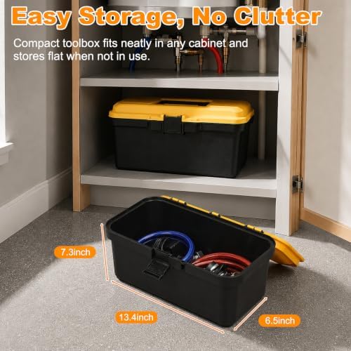 Tankless Water Heater Flushing Kit: Brushless Pump, 2×6' Hoses & Toolbox - Image 3