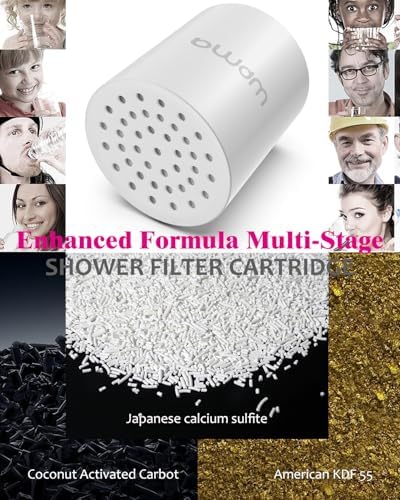Enhanced Formula Multi-Stage Shower Filter Cartridge,Universal replacement filter cartridge, Remove Chlorine Heavy Metals and Other Sediments, Reduces Dry Itchy Skin, Dandruff.Pack of 1 - Image 3
