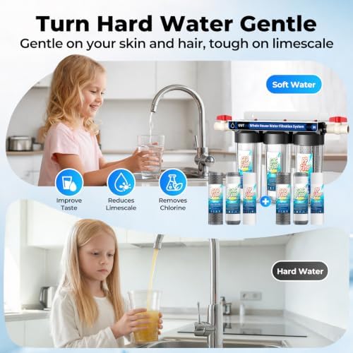 Whole House Water Filter System with 9 Filters, 0.5 Micron, 3-Stage - Image 2