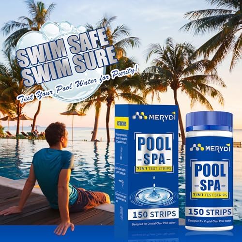 7-Way Pool Test Strips,150 Strips Pool and Hot Tub Test Strips - Image 6